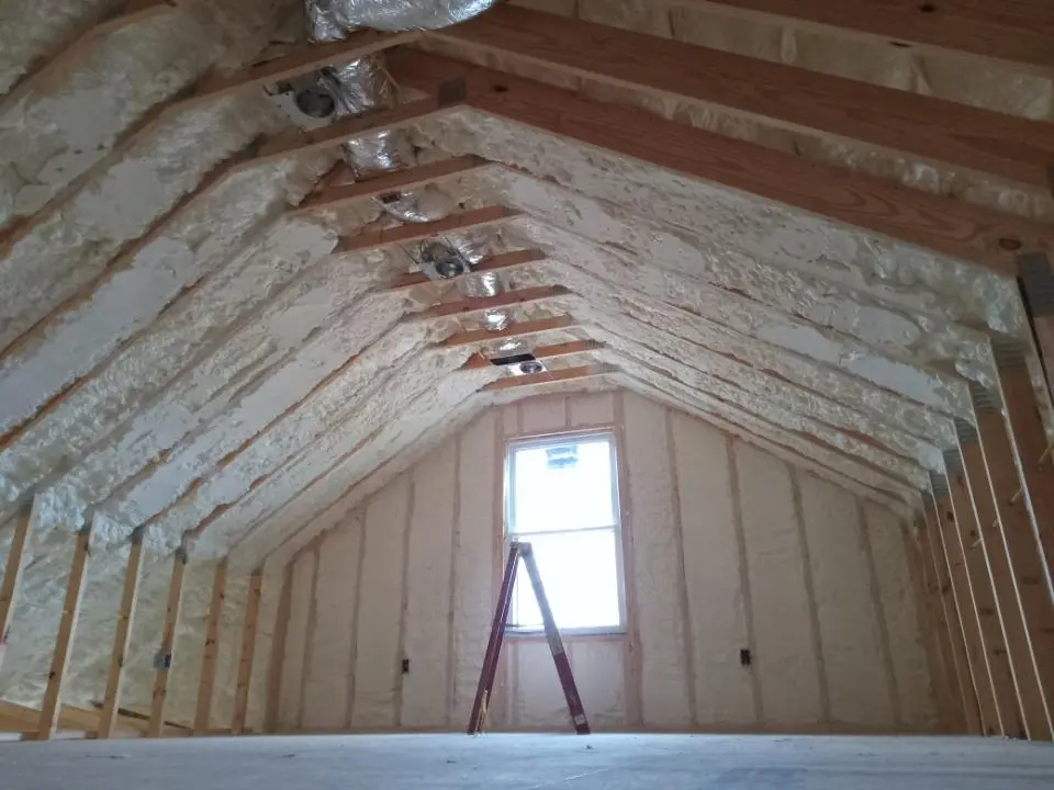 Spray foam roofing application for Crawl Space Insulation project in Summit View
